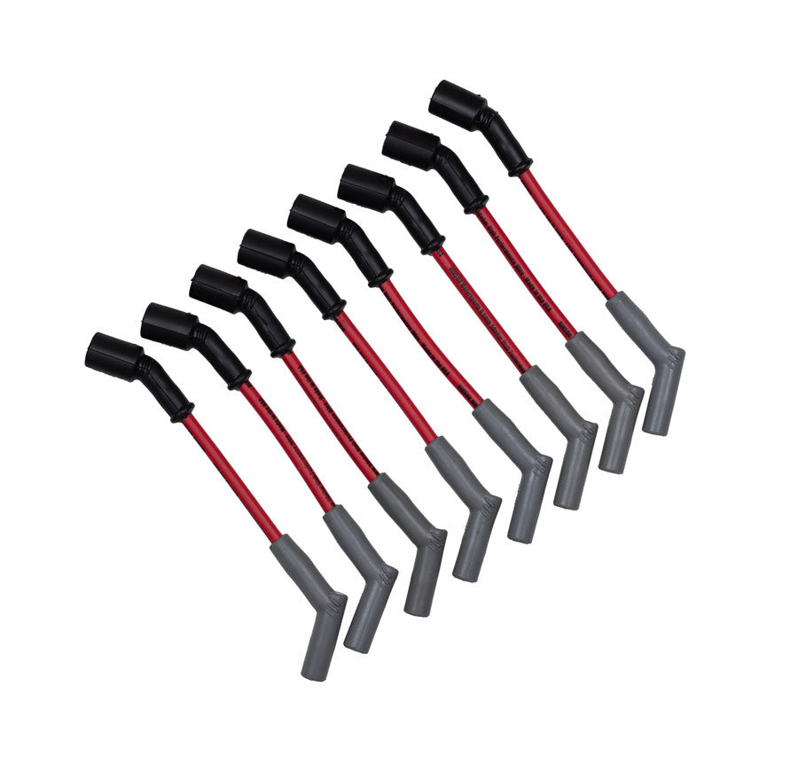 Hinson Motorsports LSx Performance Spark Plug Wire & Heat Boot Combo (Red 45 Wires & Black Boots)