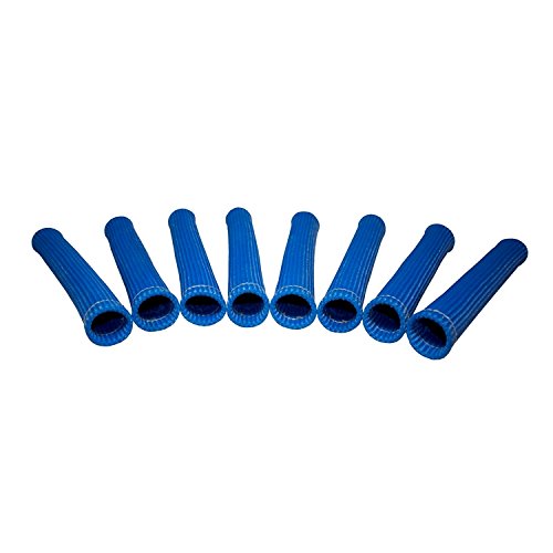 Hinson Motorsports LSx Performance Spark Plug Wire & Heat Boot Combo (Red 45 Wires & Blue Boots)