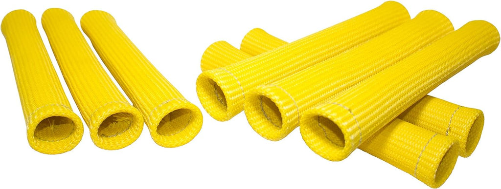 Hinson Motorsports LSx Performance Spark Plug Wire & Heat Boot Combo (Red Wires & Yellow Boots)