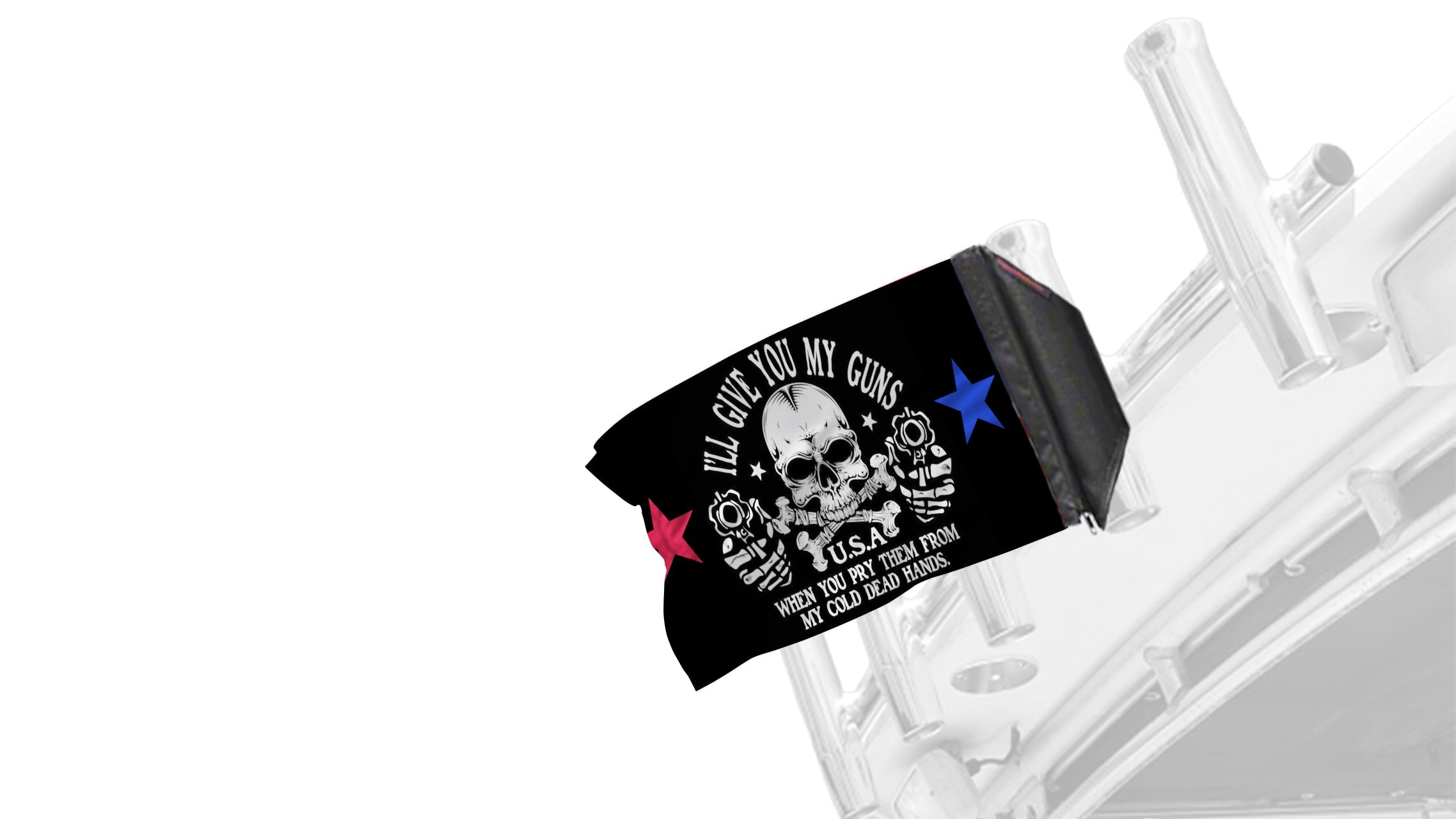 2A We The People 12"x18" Forever Wave Flag for Boats