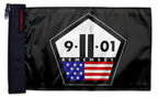 911 Remember 12"x18" Forever Wave Flag for Jeep Wrangler JLU 4-Door 2018-Present