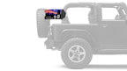 911 Tribute 12"x18" Forever Wave Flag for Jeep Wrangler YJ 1986-1995