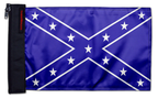 Confederate Blue 12"x18" Forever Wave Flag for Jeep Wrangler JLU 4-Door 2018-Present