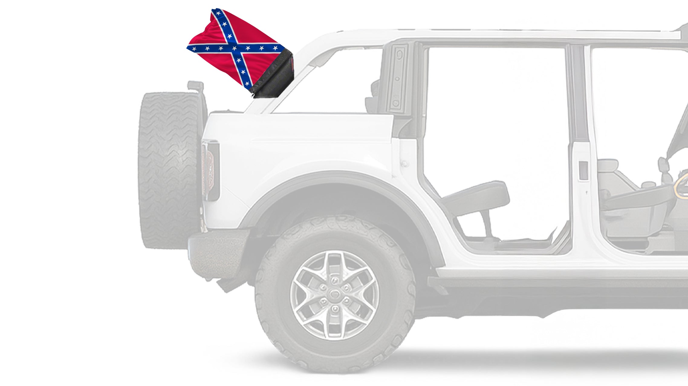 Confederate 12"x18" Forever Wave Flag