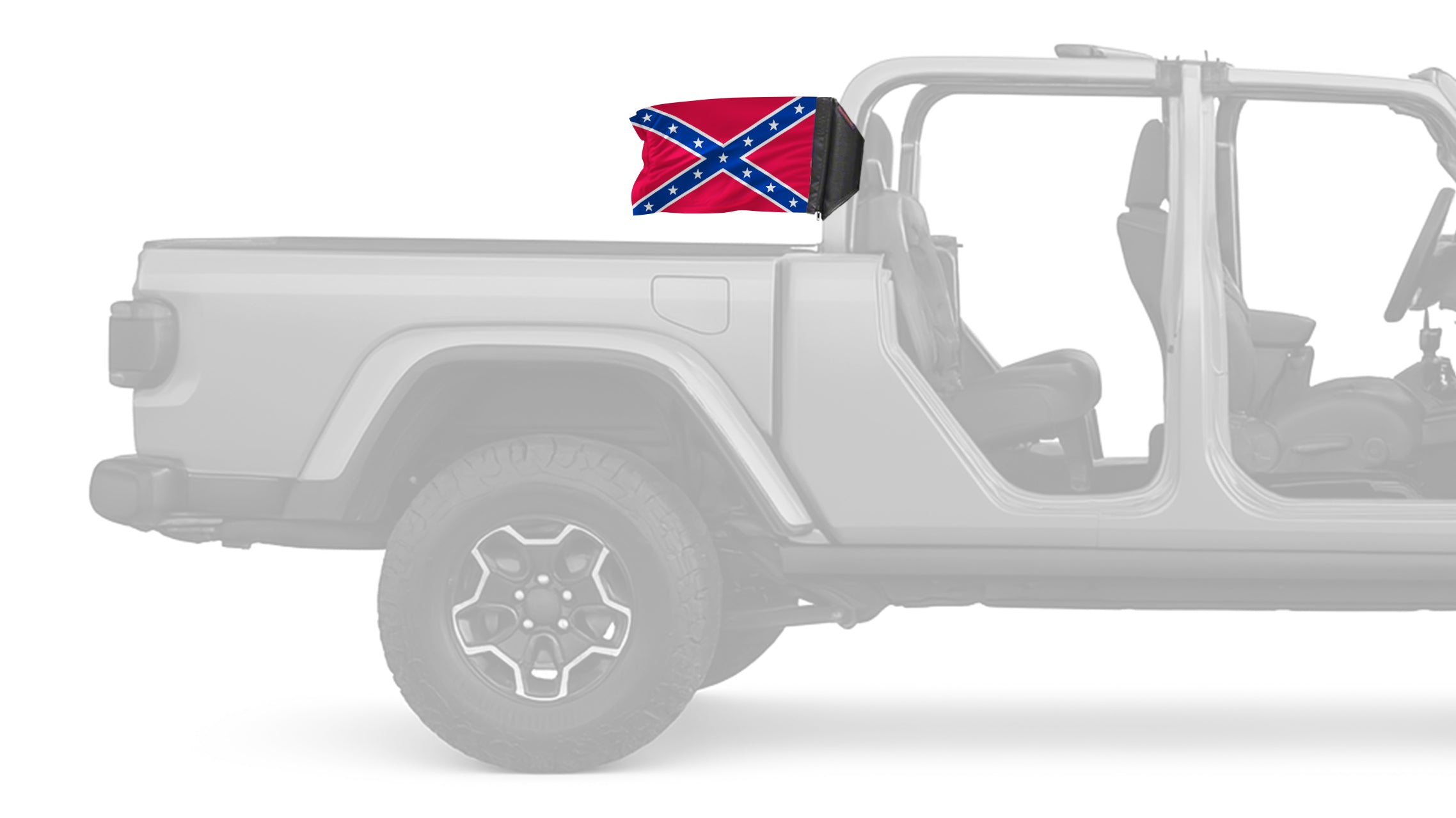 Confederate 12"x18" Forever Wave Flag