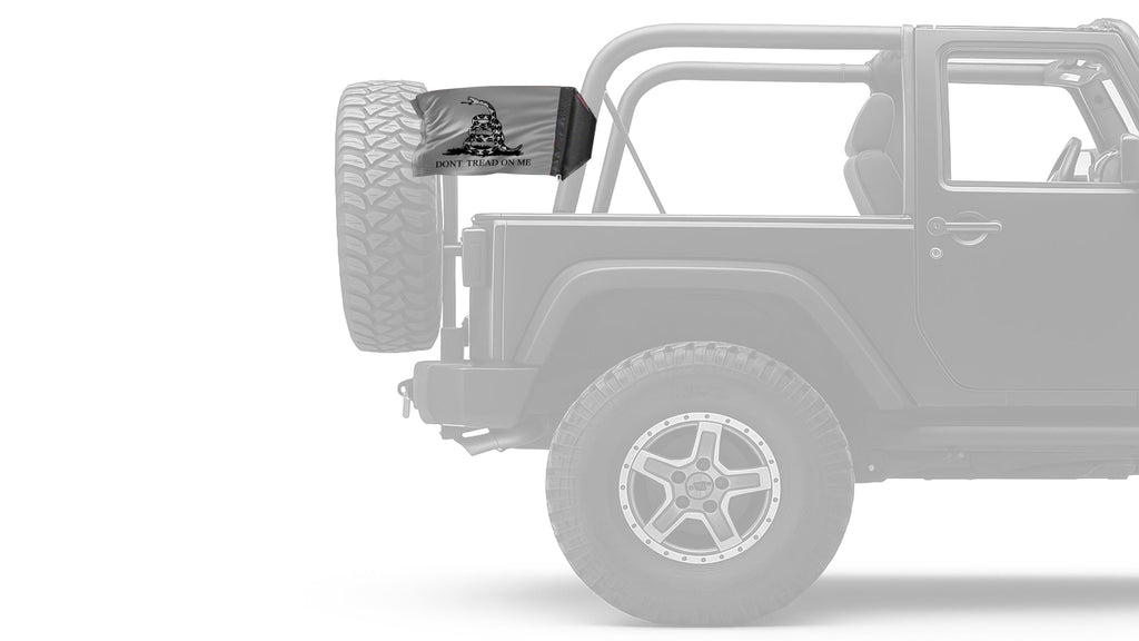 Gadsden Subdued 12"x18" Forever Wave Flag for Jeep Wrangler JL 2-Door 2018-Present