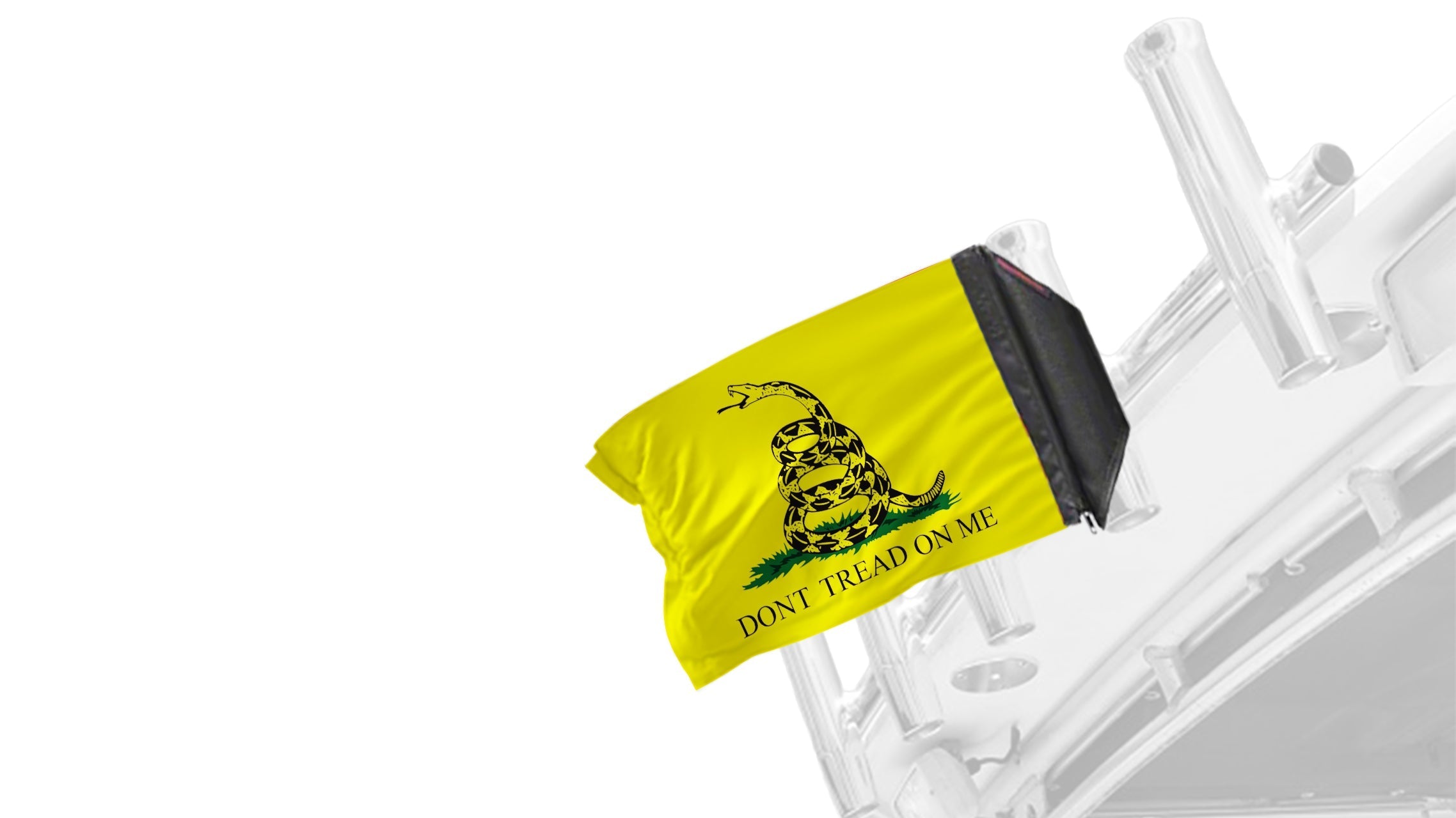 Gadsden "Don't Tread On Me" 12"x18" Forever Wave Flag for Boats