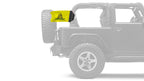 Gadsden "Don't Tread On Me" 12"x18" Forever Wave Flag for Jeep Wrangler YJ 1986-1995