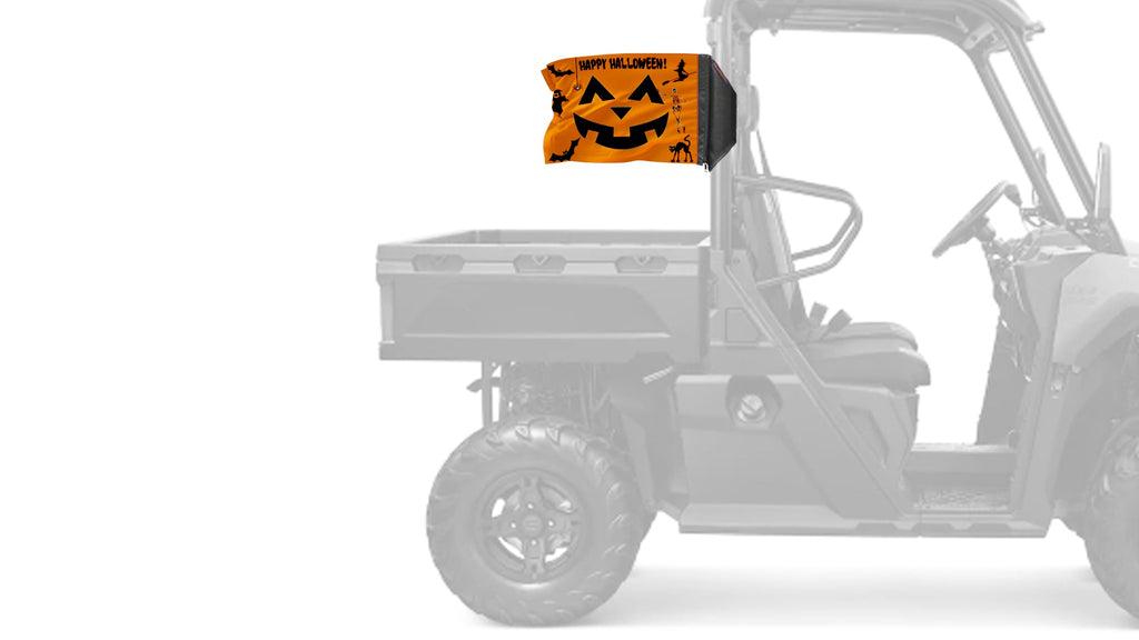 Happy Halloween 12"x18" Forever Wave Flag