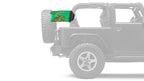 Merry Christmas 12"x18" Forever Wave Flag for Jeep Wrangler JK 2-Door 2007-2018