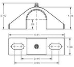 Hotchkis 1-1/4in Heavy Duty Billet Sway Bar Bushing Brackets