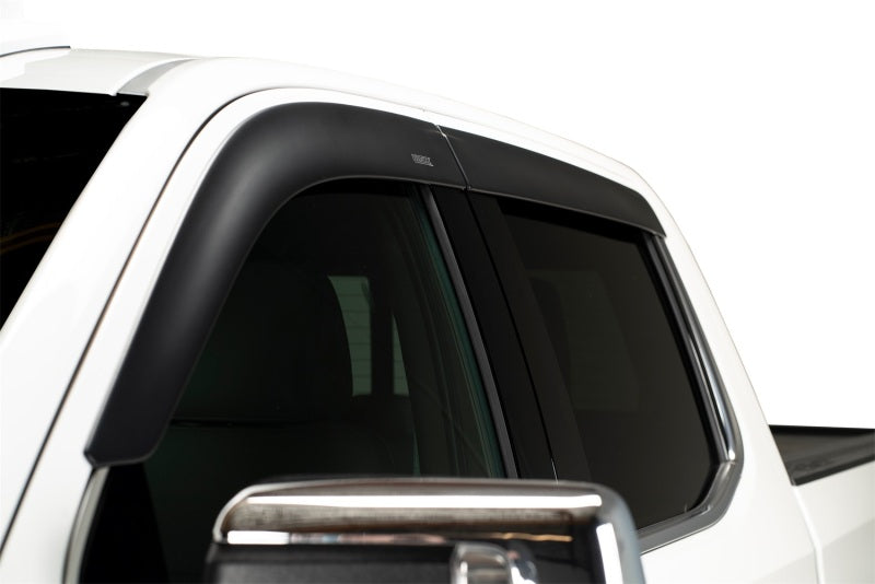 Husky Liners 14-18 Chevrolet Silverado 1500 DC Ventvisor Low Profile 4pc - Matte Black