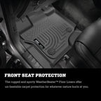 Husky Liners 2024 Toyota Tacoma CC/DC (No Hybrid) Weatherbeater Front & 2nd Seat Floor Liners - Blk