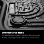 Husky Liners 2024 Toyota Tacoma CC/DC (No Hybrid) Weatherbeater Front & 2nd Seat Floor Liners - Blk