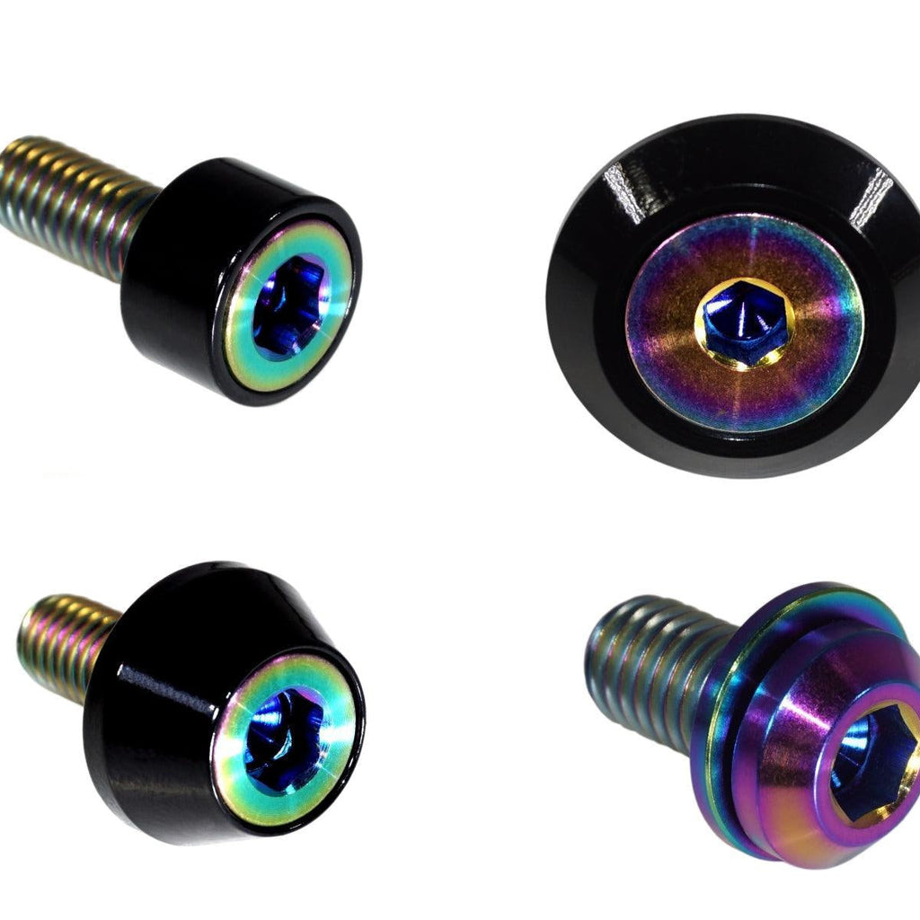 ZSPEC Hood Latch & Hinges Fasteners for '22+ Nissan Frontier D41, Titanium & Billet