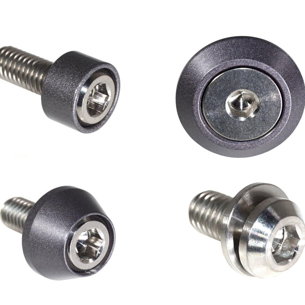 ZSPEC Hood Latch & Hinges Fasteners for '22+ Nissan Frontier D41, Titanium & Billet