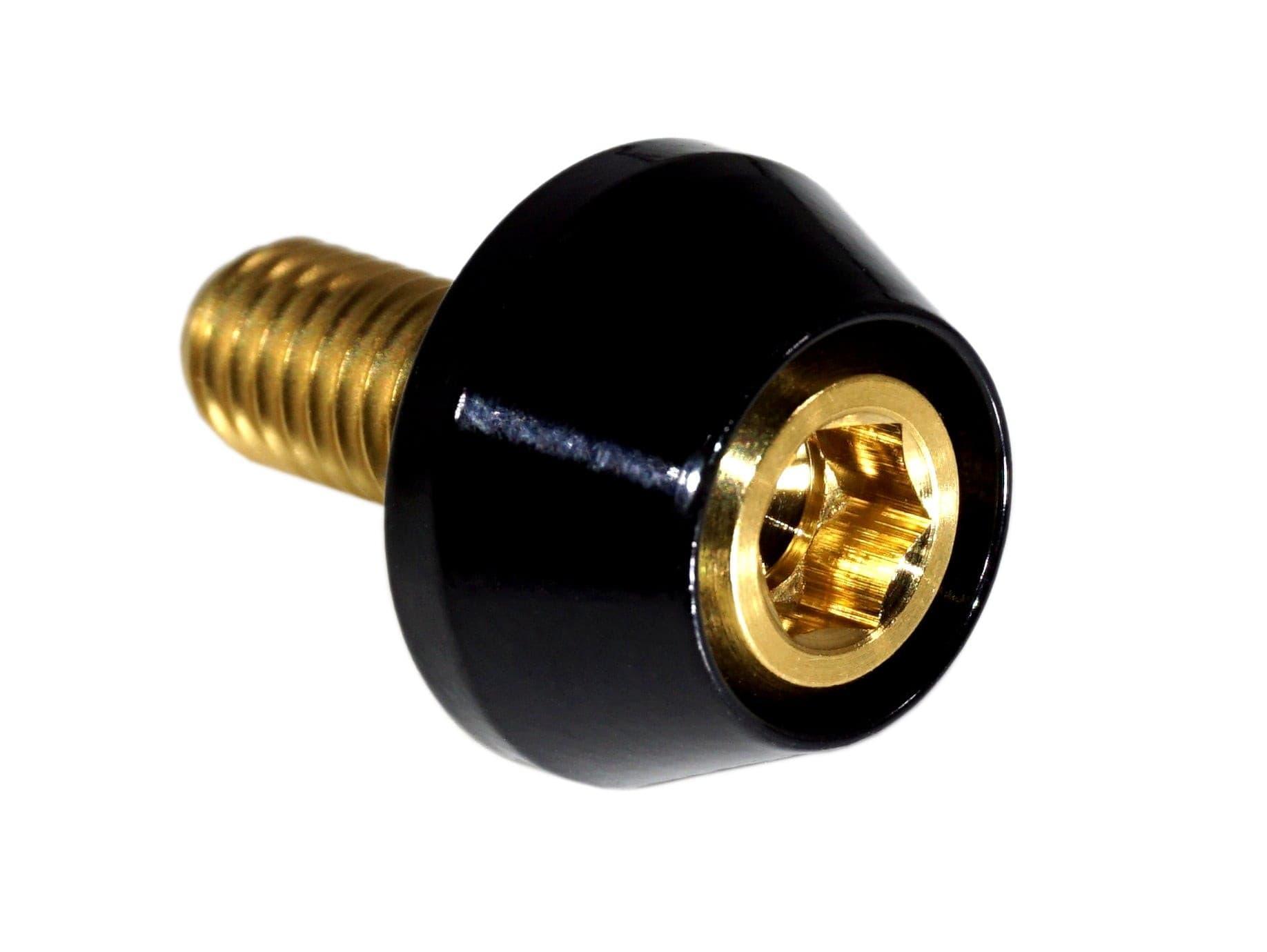 ZSPEC License Plate Bolts, SHSC M6x20 w/Washers, Grade-5 Titanium, 8-Pack
