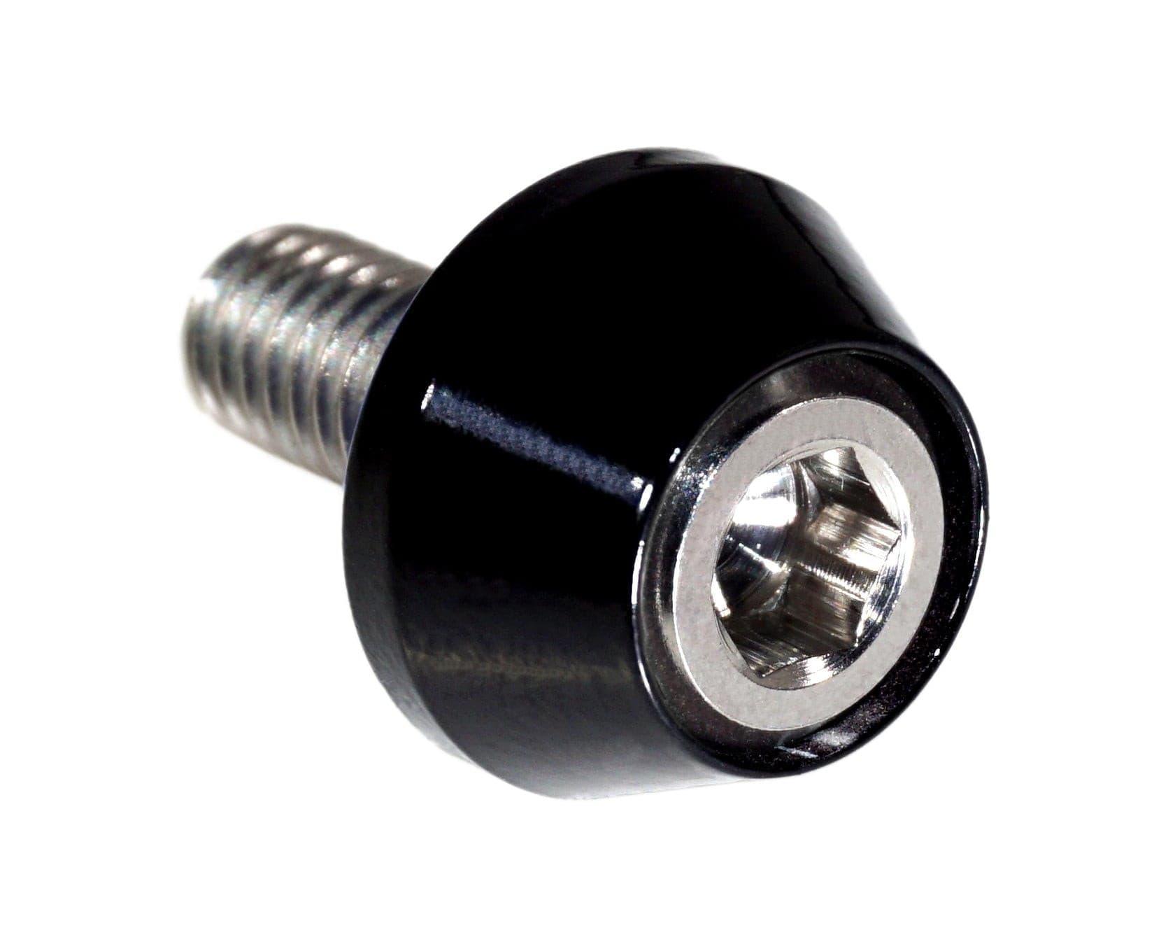 ZSPEC License Plate Bolts, SHSC M6x20 w/Washers, Grade-5 Titanium, 8-Pack