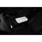 2024-2025 Tesla Model 3 White Center Console Lid Armrest Cover Pad TPE