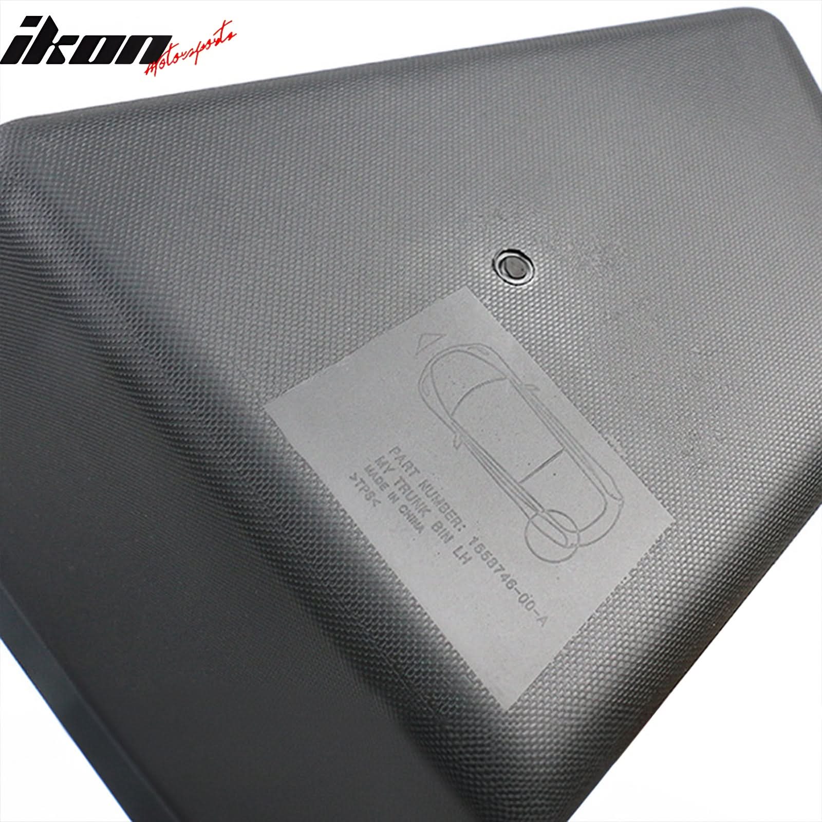 2020-2023 Tesla Model Y Black Rear Left Right Storage Box TPE ABS 4PCS
