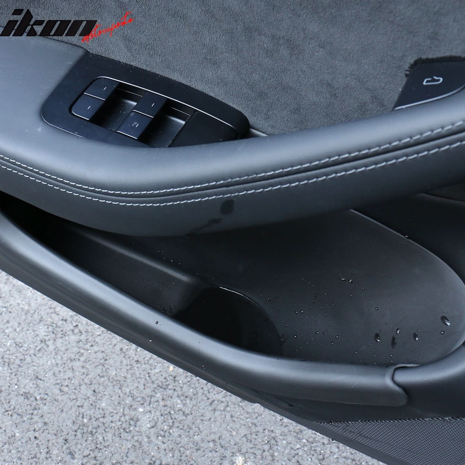 2024-2025 Tesla Model 3 Highland Front Rear Door Side Storage Box TPE