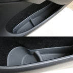 2020-2023 Tesla Model Y Black Door Side Storage Box Injection TPE 4PCS