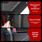 2021-2025 Ford Bronco 4-Door Black Door Storage Box TPE + ABS 4PCS