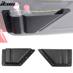 2021-2025 Ford Bronco 2/4 Dr Black Front Door Storage Box TPE+ABS 2PCS