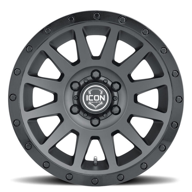 ICON Compression 18x9 6x135 6mm Offset 5.25in BS 87.1mm Double Black Wheel