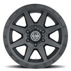 ICON Rebound 18x9 6x5.5 25mm Offset 6in BS 95.1mm Bore Double Black Wheel