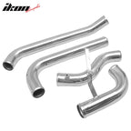 1988-2000 Honda Civic Chrome Blue Intercooler Piping Kits Aluminum