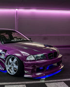 BMW 3-Series E46 Sedan Full Over Fender Kit with Vented Front Fenders - ABS OR Fiberglass
