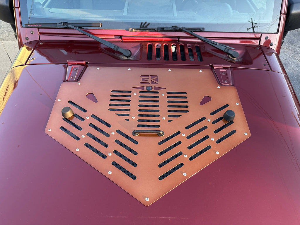 Hood Vent Kit for Jeep JK Wrangler (2007-2018) By Gatekeeper Off-Road