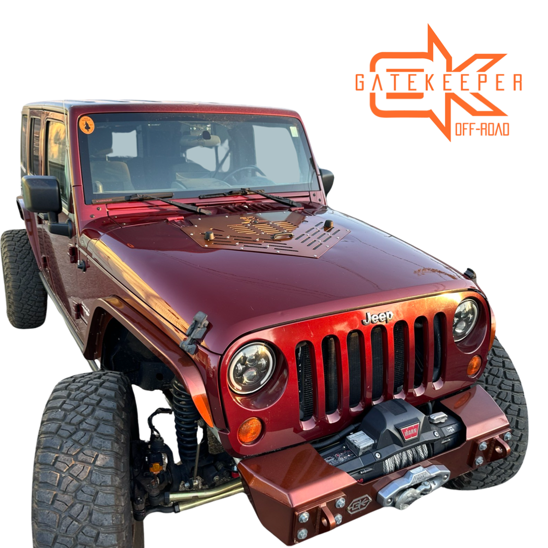 Hood Vent Kit for Jeep JK Wrangler (2007-2018) By Gatekeeper Off-Road