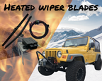 Heated Wiper Blades Kit for Jeep TJ Wrangler (1997-2006) By Gatekeeper Off-Road