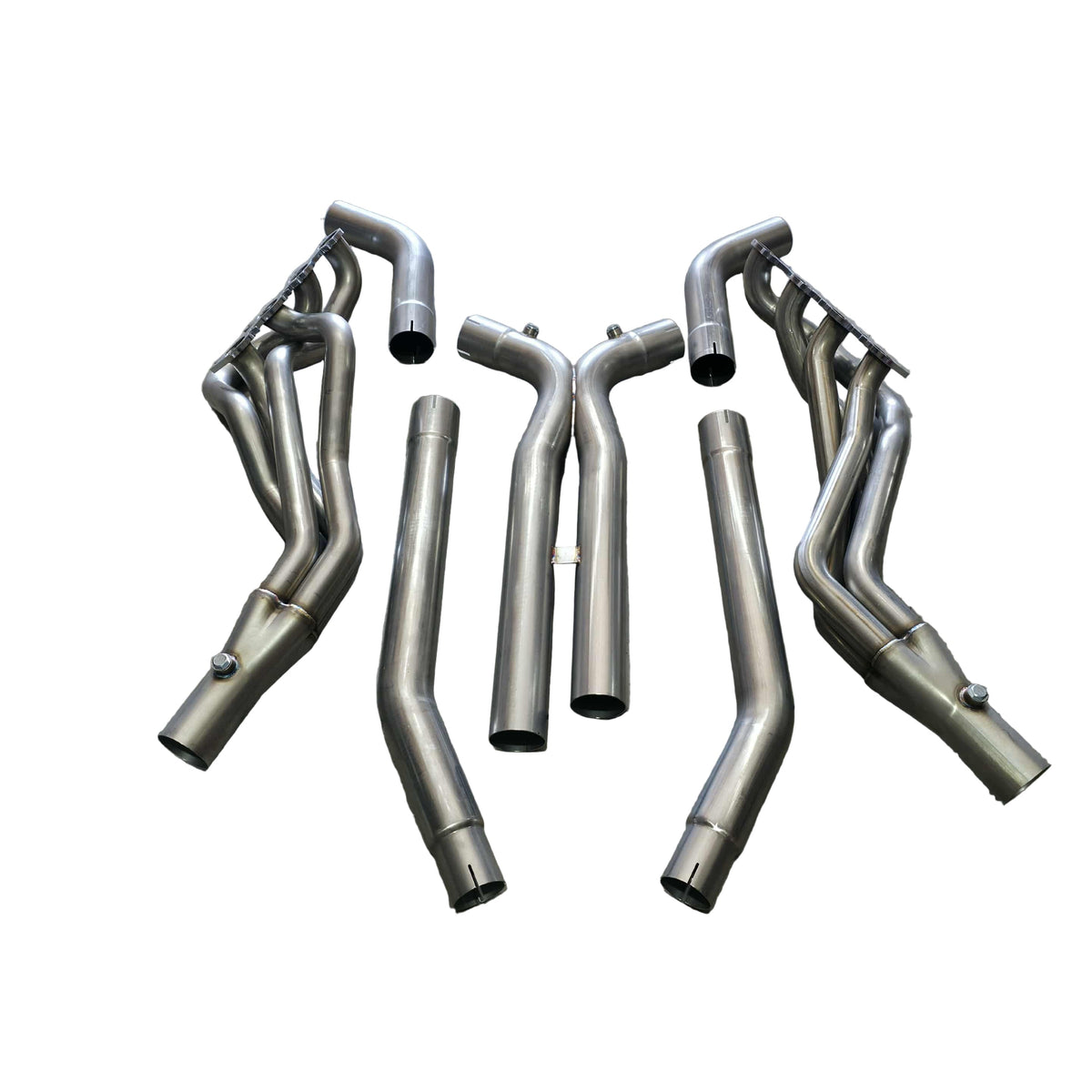 SPDZ1 Mustang 1 7/8" Longtube Headers & X-Pipe 2015-2023 5.0L Coyote