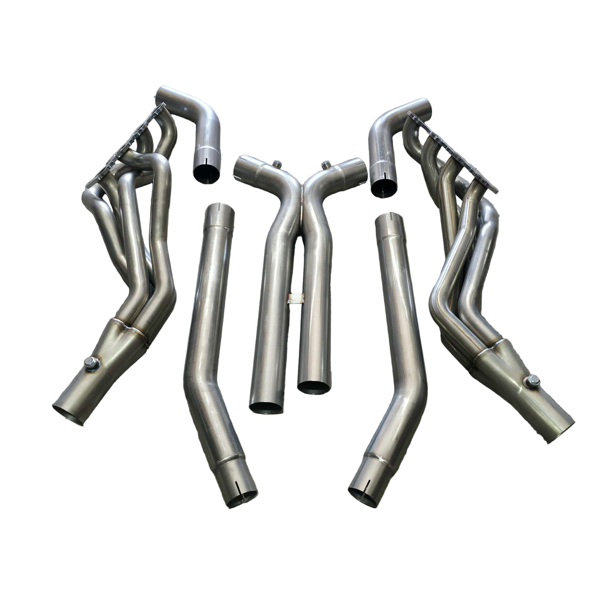 SPDZ1 Mustang 1 7/8" Longtube Headers & X-Pipe 2015-2023 5.0L Coyote