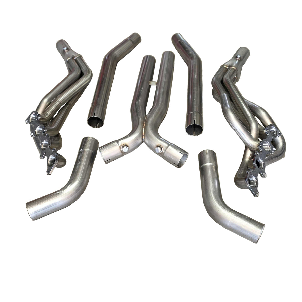 SPDZ1 Mustang 1 7/8" Longtube Headers & X-Pipe 2015-2023 5.0L Coyote