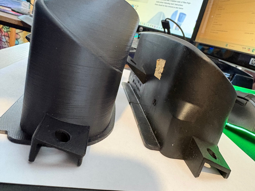 Corvette C5 Center Vent Gauge Pod for Dual 2 1/16" Gauges  by FI Performance