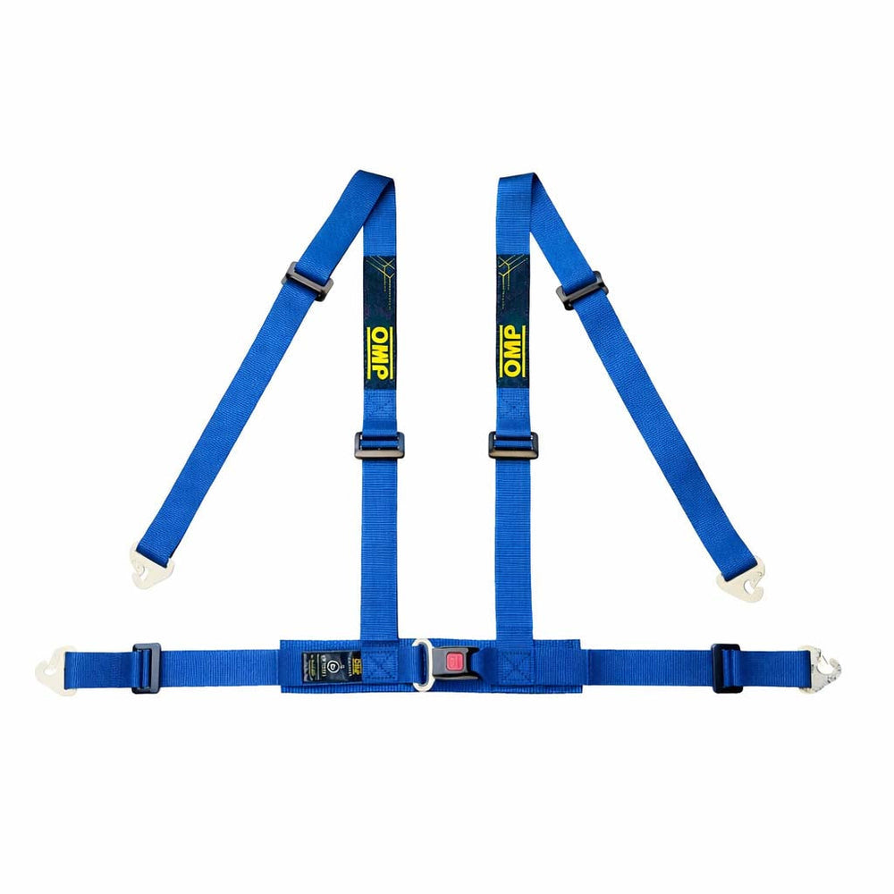 OMP 4 Point Harness - Blue