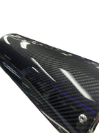 SPDZ1 Carbon Series Performance Muffler – 3” Inlet / 4.5” Burnt Tip (No-Weld Design)