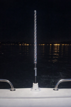 Marshin Whips V2 RGBW LED Boat Whip | High-Visibility Marine Lighting | 2ft-4ft