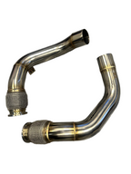 IRL F95 F96 S63 Maxflow Secondary Downpipes