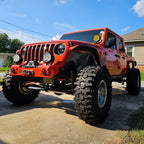 Gauntlet Front Bumper w/Winch Plate for Jeep JL/JT  (2018-2024) By Gatekeeper Off-Road
