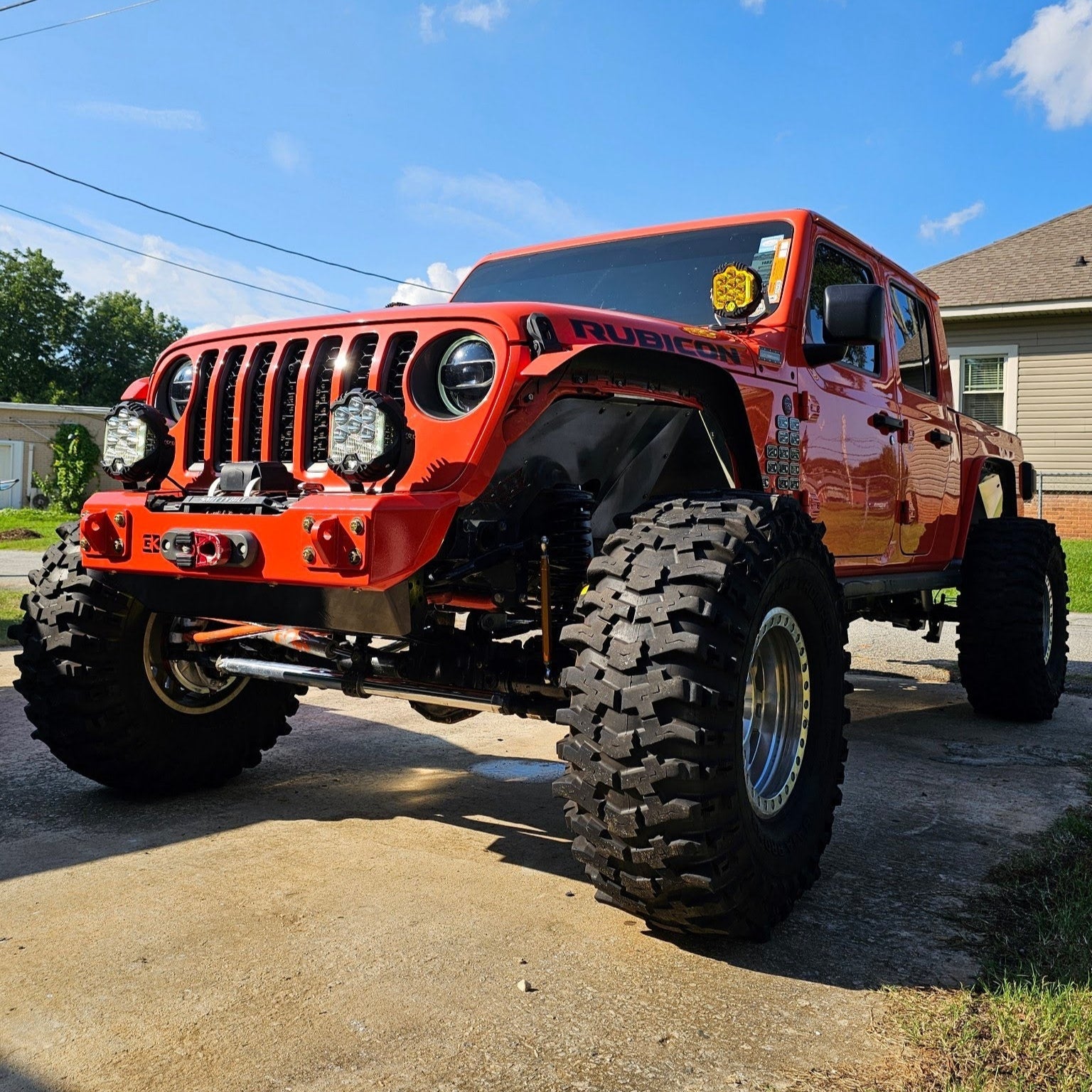 Gauntlet Front Bumper w/Winch Plate for Jeep JL/JT  (2018-2024) By Gatekeeper Off-Road