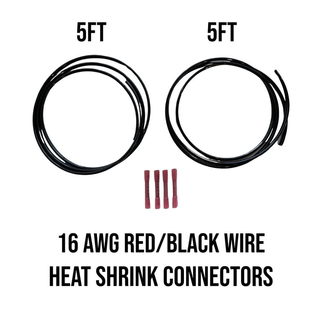16 AWG "2 Lead" Wire Extension Kit (Red/Black) By Gatekeeper Off-Road