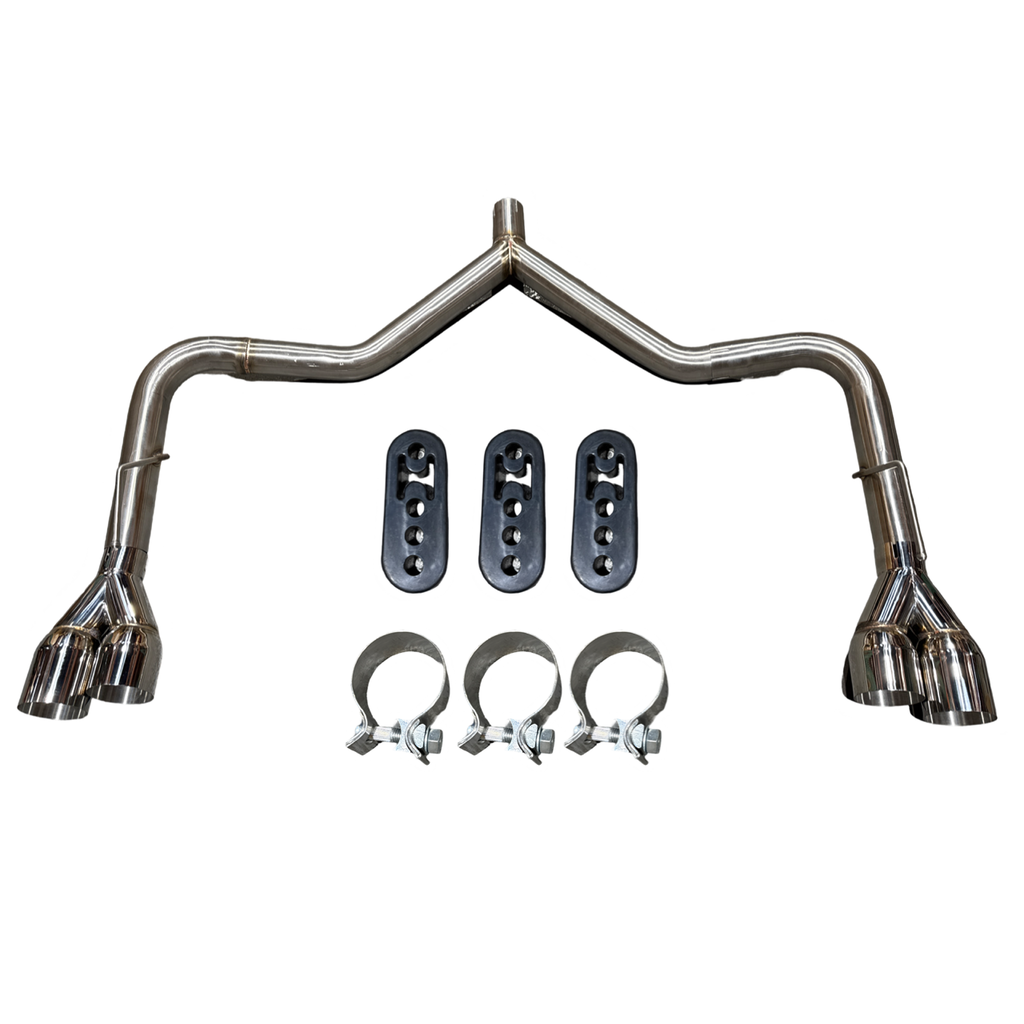 2.5" Stainless Dual Catback Exhaust for 21-25 Kia K5 GT Turbo Sedan 2.5L / 1.6T - Bull Boost Performance