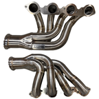 Big Block For Chevy BBC Twin Turbo Stainless Headers 427 454 396 502 572 - Bull Boost Performance