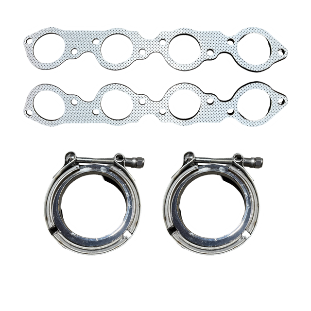 Big Block For Chevy BBC Twin Turbo Stainless Headers 427 454 396 502 572 - Bull Boost Performance