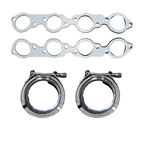 3.5" V band Turbo Exhaust Headers For BBC Big Block Chevy 396/427/454/507/572 V8 - Bull Boost Performance